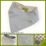 2014 08 15 Halstuch taupe kariert-blaugrau.jpg